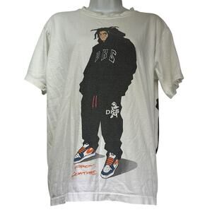 Vintage DKS Apparel Graphic Double Sided Streetwear Skate Hip Hop Shirt Size M